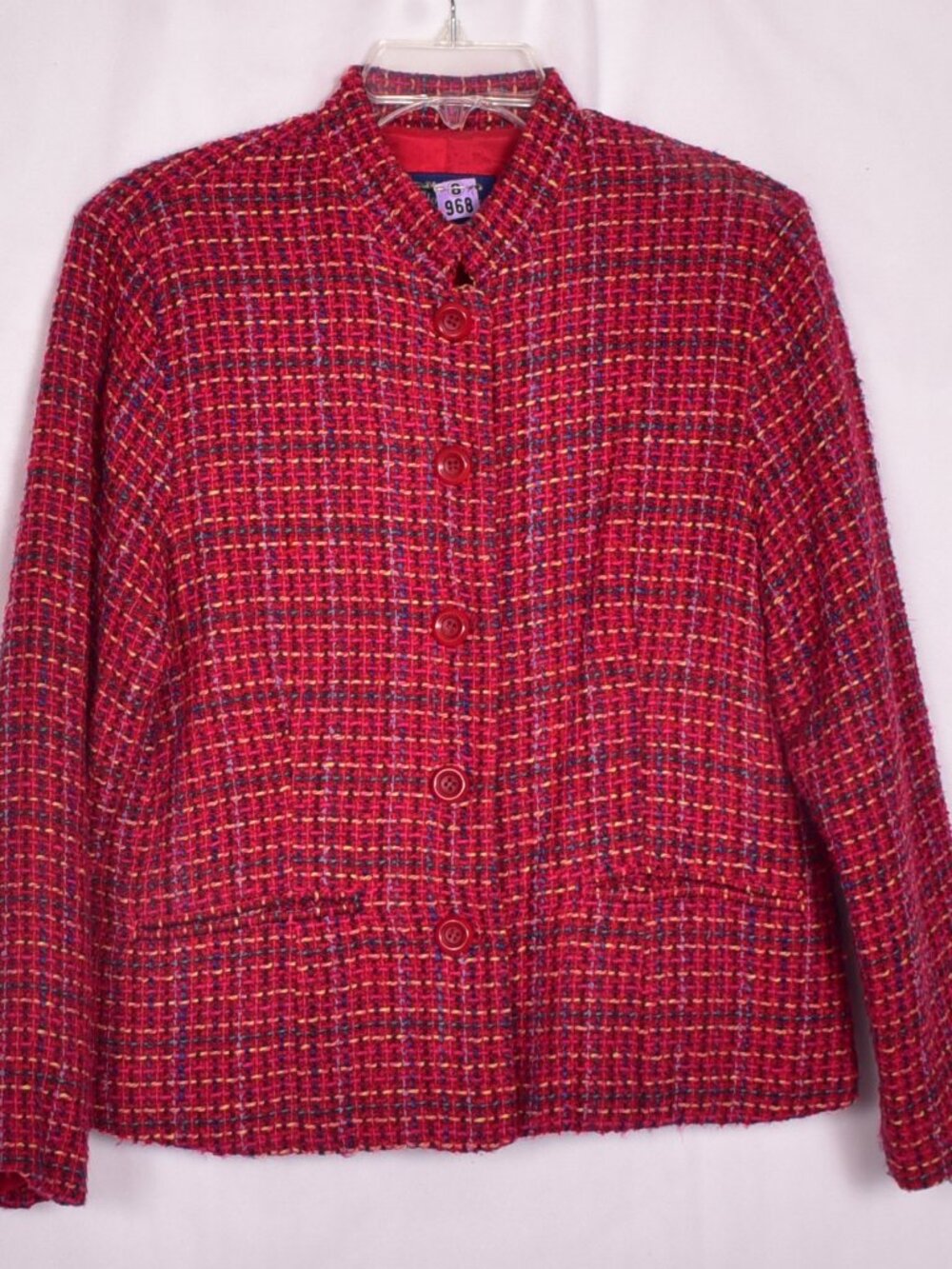 Willow Ridge Blazer Petite MultiColor Size 14 P